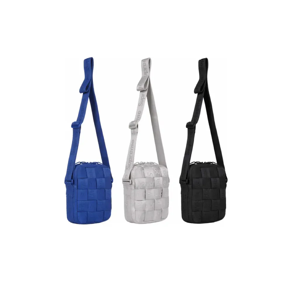 SUPREME】Supreme 24SS Woven Shoulder Bag 編織BV 肩背小包銀灰/藍/黑