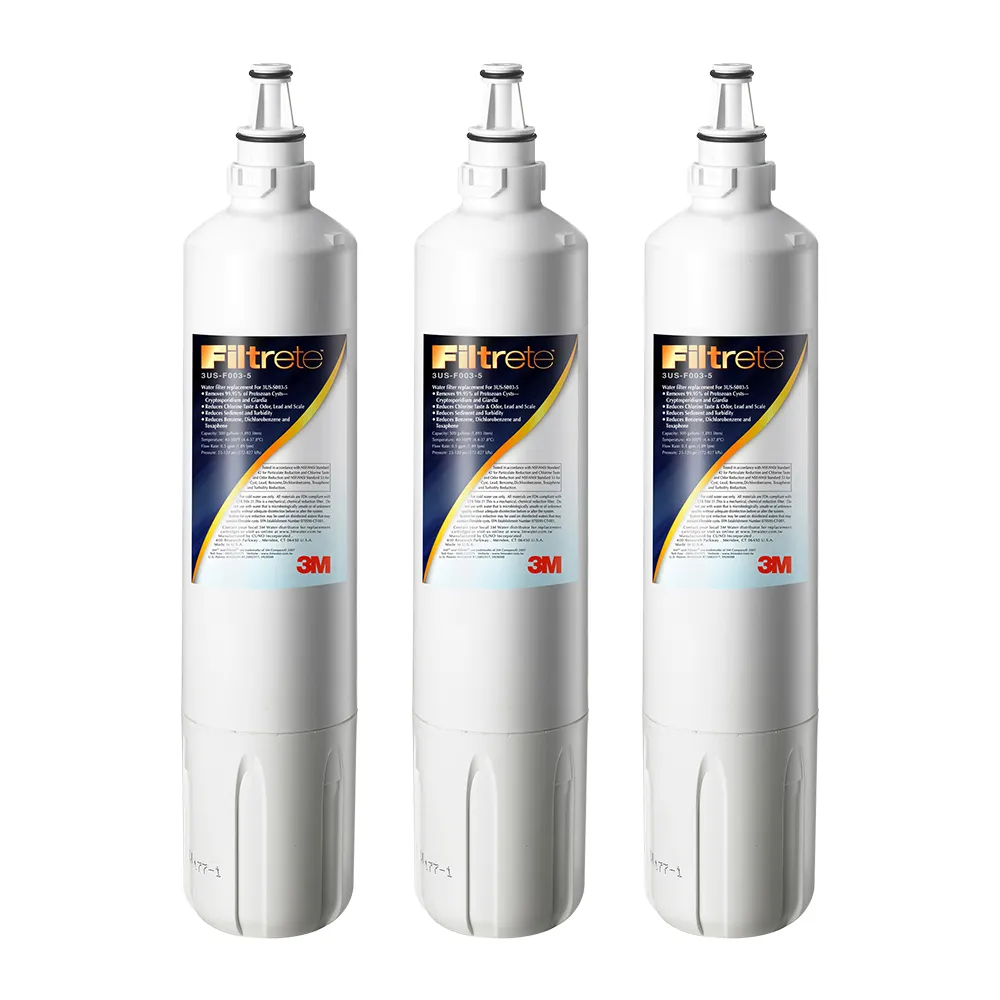 【3M】S003淨水器替換濾心超值3入組(濾心型號:3US-F003-5)