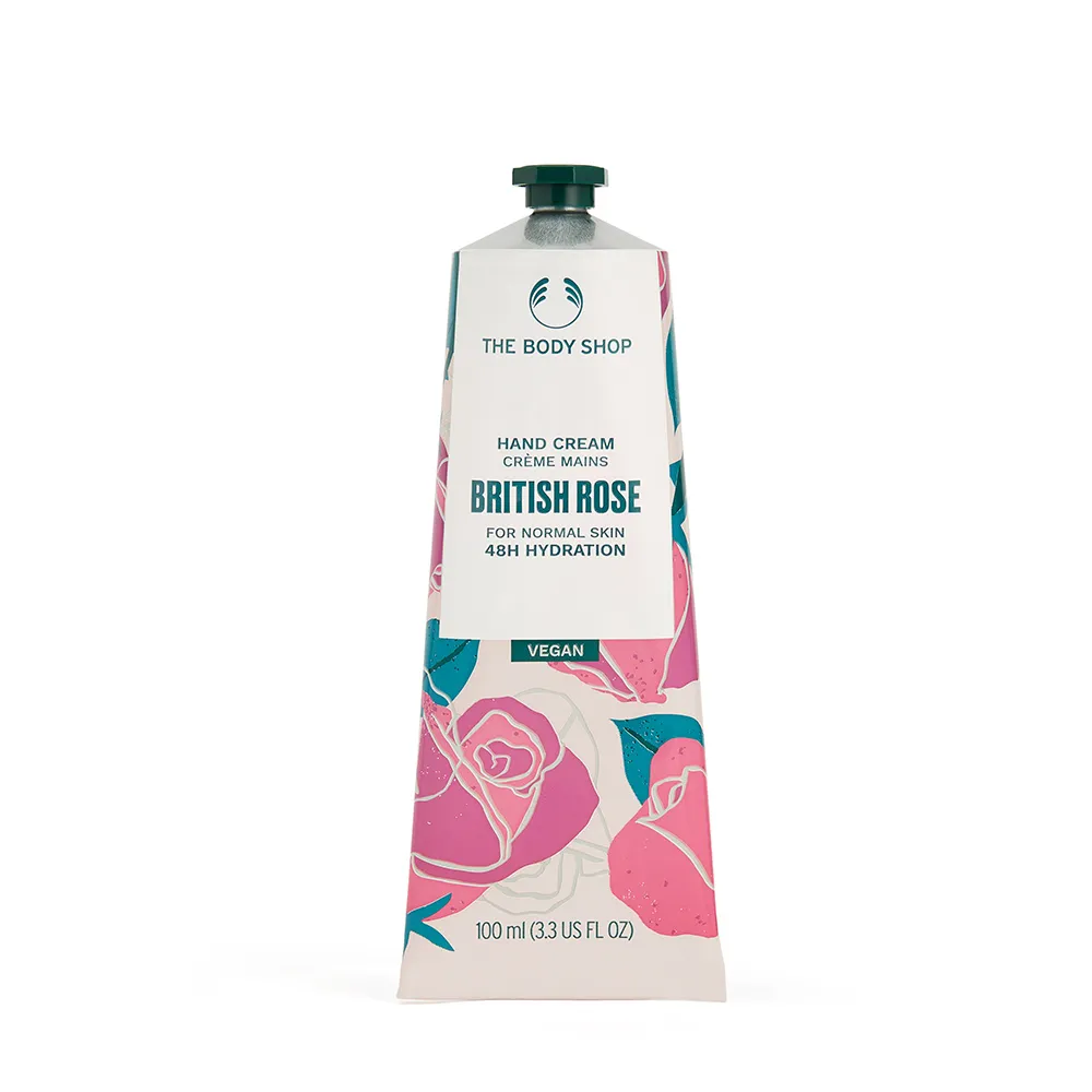 【THE BODY SHOP 美體小舖】英皇玫瑰嫩膚護手霜-100ML