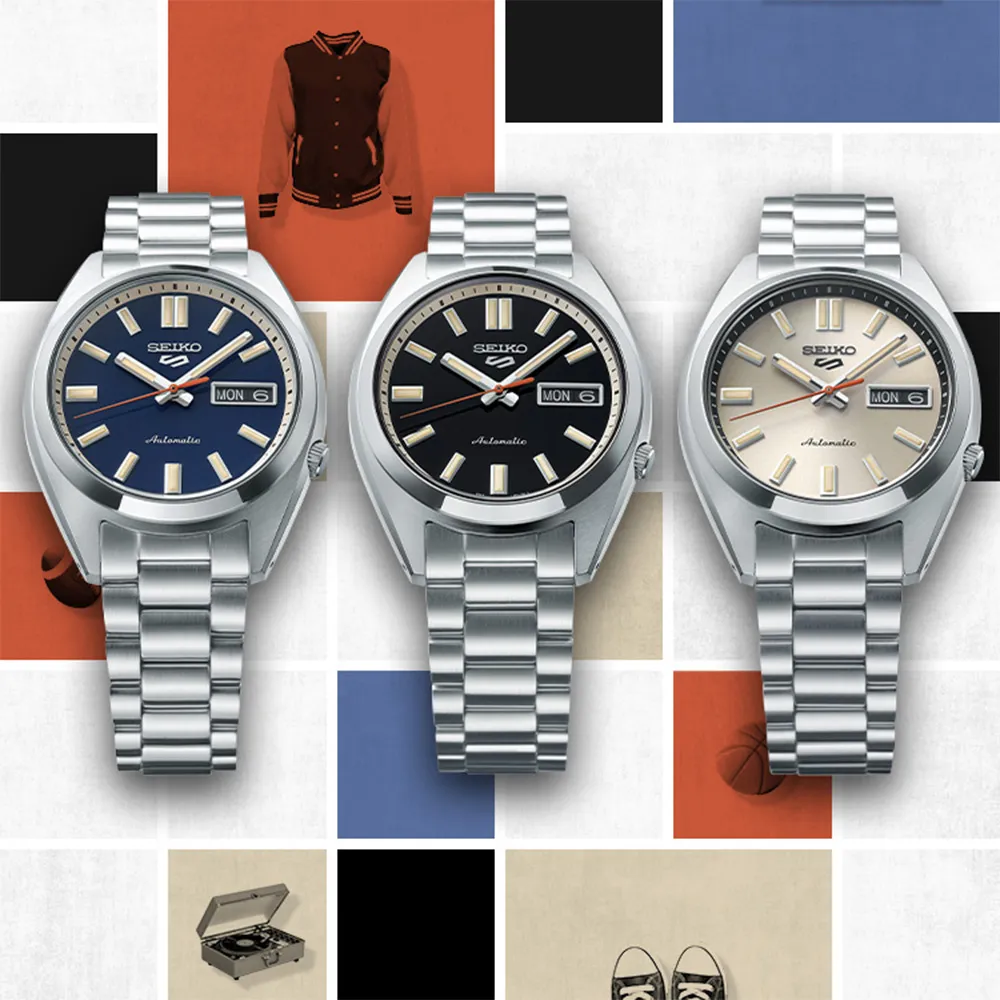 【SEIKO 精工】5 Sports SNXS 日常機械錶 37.4mm 開學禮 送禮 推薦(多款任選)