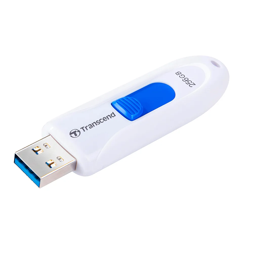 【Transcend 創見】JetFlash790 USB3.1 256GB 隨身碟-典雅白(TS256GJF790W 新舊包裝隨機出貨)