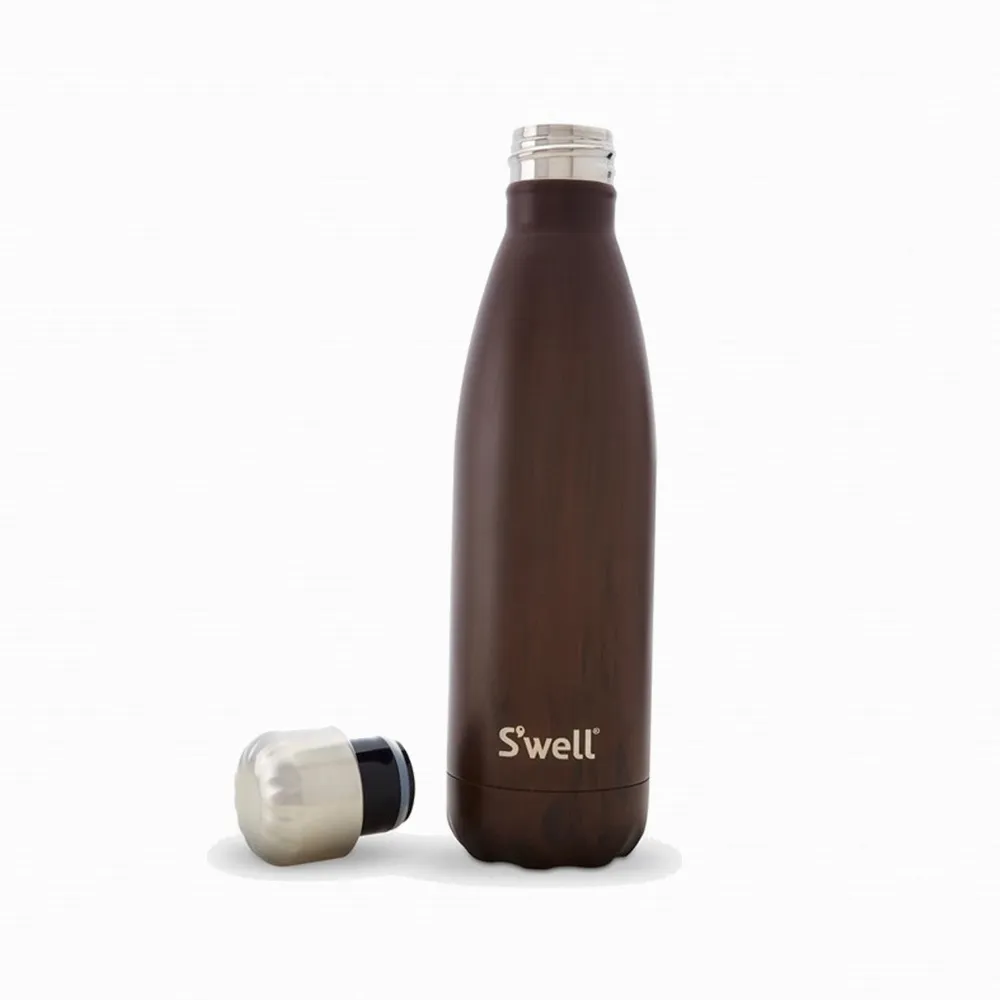 【S’well】Burlwood-17oz-美國時尚不鏽鋼保冷.保溫杯500ml(WOOD COLLECTION 保溫瓶)