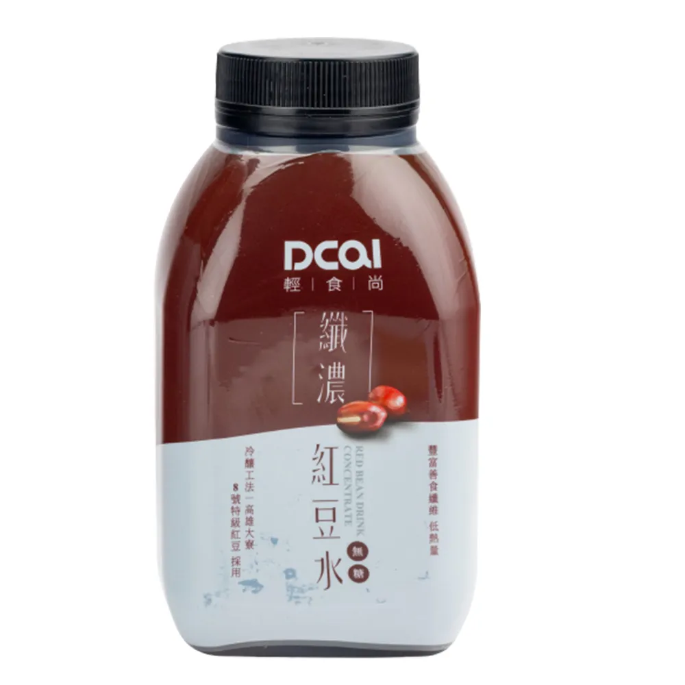 【農會】松葉食品 DCAI輕時尚纖濃紅豆水X1箱(460mlX12瓶/箱)