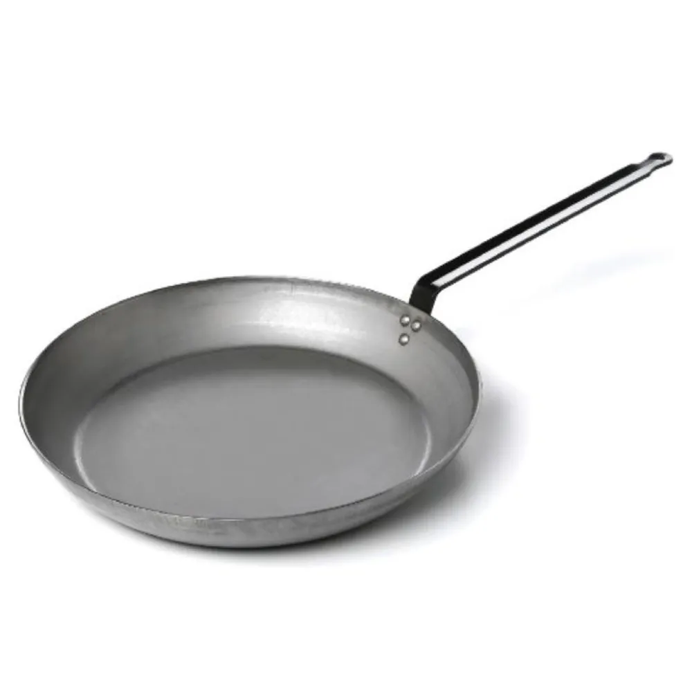 【GUSTO】20cm商用碳鋼平底鍋(厚度3.0mm 無塗層)