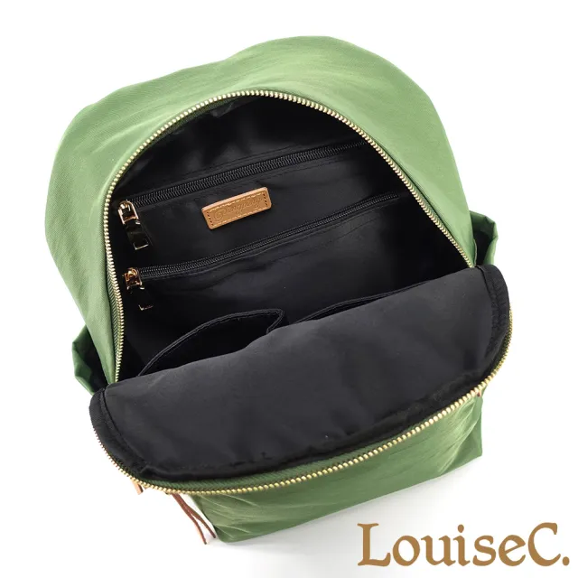 【LouiseC.】雙11 Tree House 尼龍 植鞣革牛皮 行李桿插袋 多收納 手提後背防水包 3色 CC58223