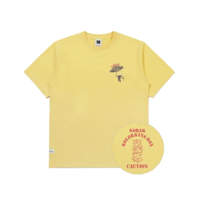 【KODAK Apparel】官方旗艦館 柯達 中性 短袖T恤 Color Kins YELLOW 黃色 / KB602040YLW