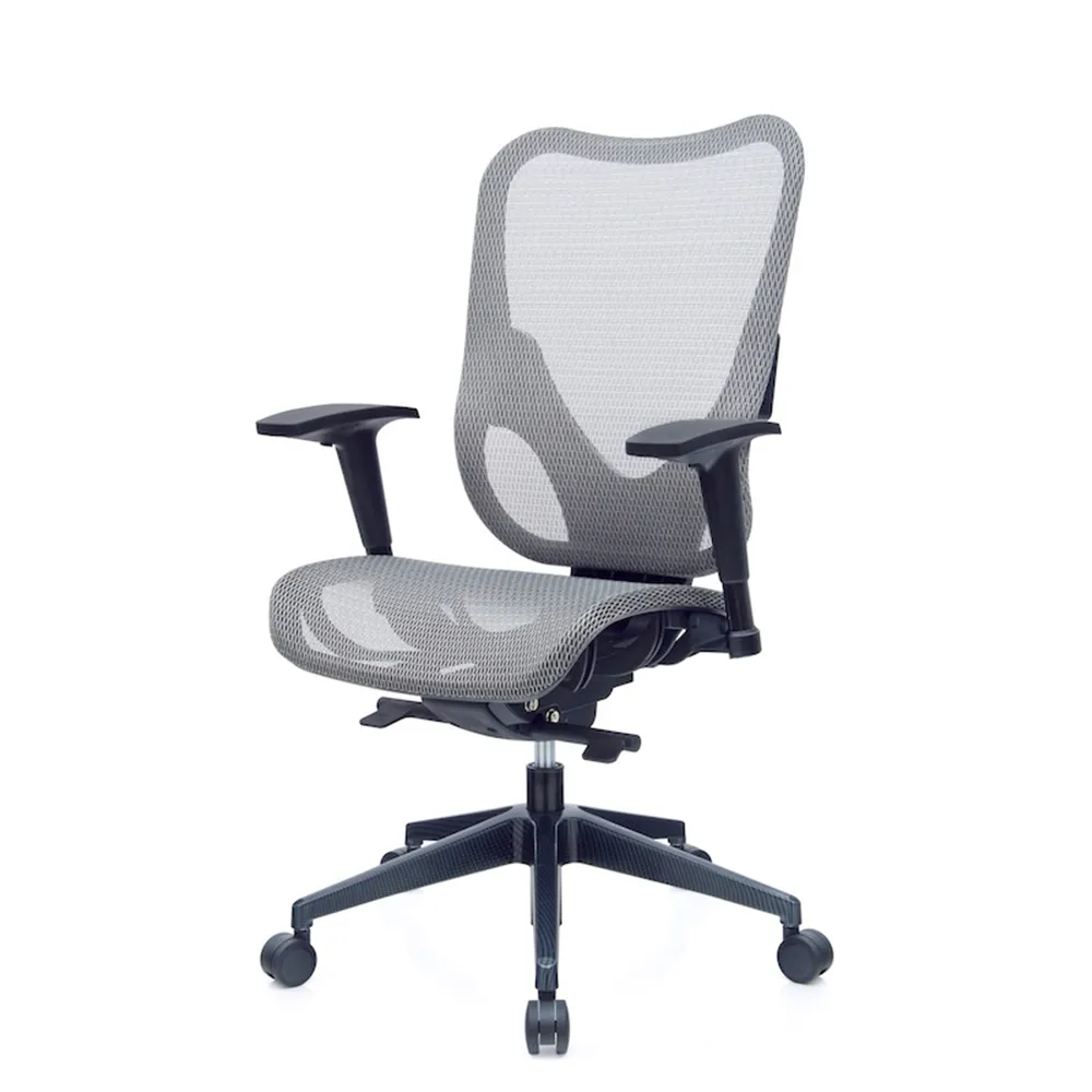 【Mesh 3 Chair】華爾滋人體工學網椅-無頭枕-銀灰(人體工學椅、網椅、電腦椅)