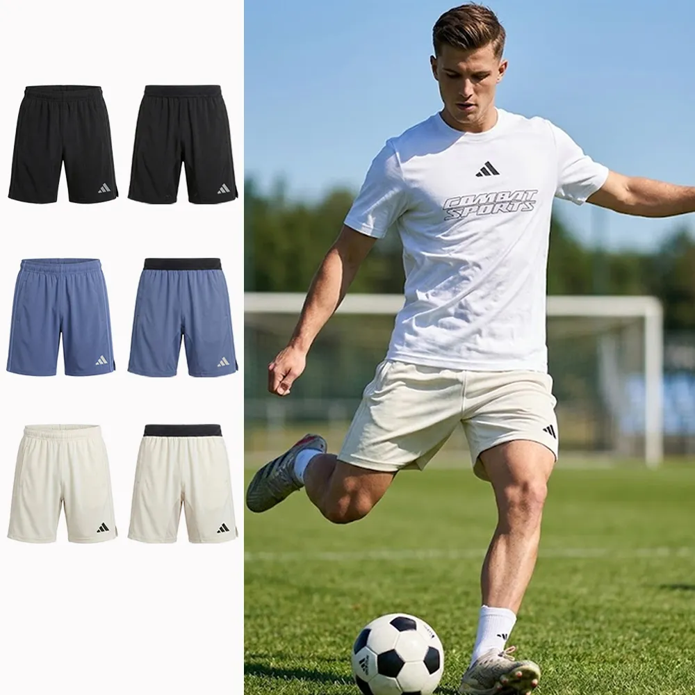 【adidas 愛迪達】AIR Cloud輕機能雲感運動五分褲(休閒 抑菌 輕量 吸濕 快乾 透氣 男女同款)