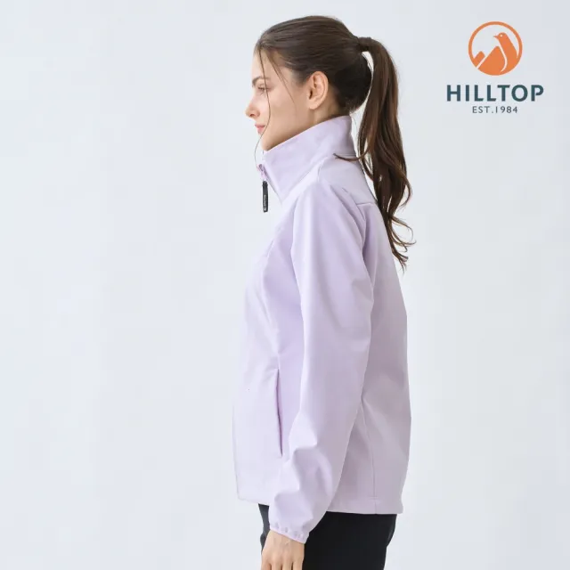 【Hilltop 山頂鳥】WINDSTOPPER 3L防風透氣保暖刷毛外套 (可銜接GORE-TEX外件) 女款 淡紫｜PH22XF56ECJ0