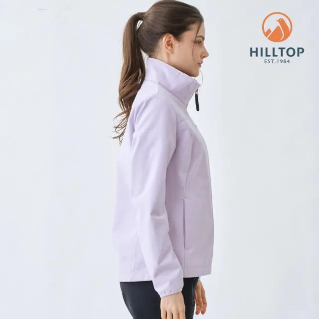 【Hilltop 山頂鳥】WINDSTOPPER 3L防風透氣保暖刷毛外套 (可銜接GORE-TEX外件) 女款 淡紫｜PH22XF56ECJ0