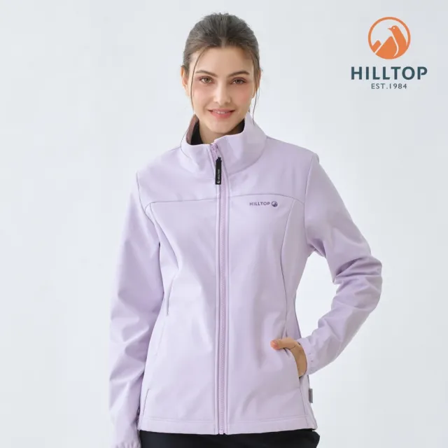 【Hilltop 山頂鳥】WINDSTOPPER 3L防風透氣保暖刷毛外套 (可銜接GORE-TEX外件) 女款 淡紫|PH22XF56ECJ0