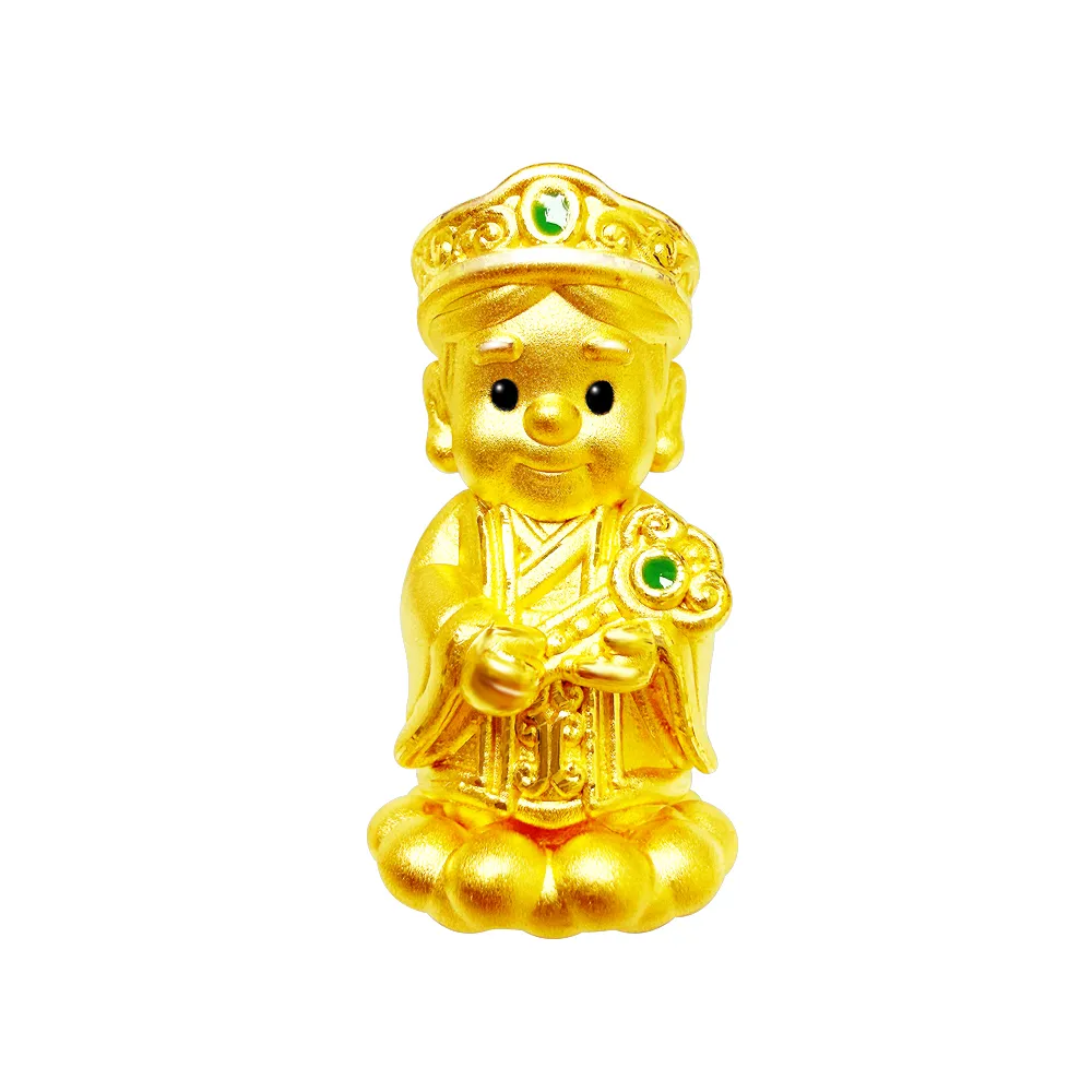 【金合城】神明系列金飾-土地婆黃金擺件 MNA0020(金重約0.47錢)