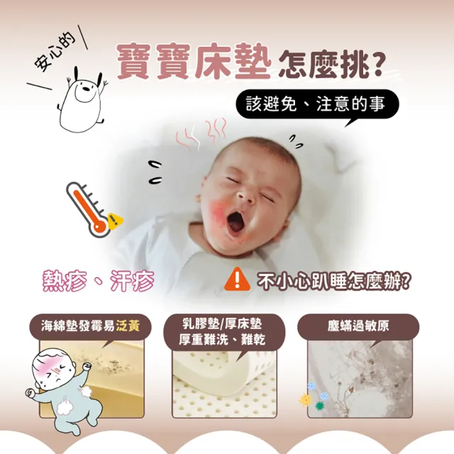 【PeNi 培婗】嬰兒透氣多功能小床墊 60x90cm (床墊 嬰兒床墊 兒童床墊 床墊 嬰兒床墊)