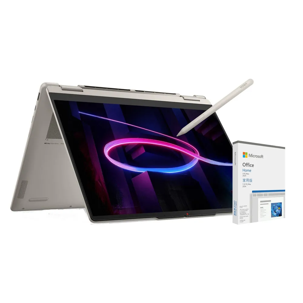 【Lenovo】Office 2024組★14吋Ultra 5輕薄觸控AI筆電(Yoga 7 2-in-1/Ultra 5-325/24G/1TB/W11/OLED)