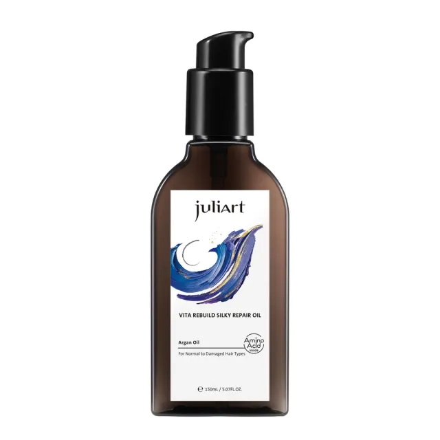 【juliArt 覺亞】官方直營 洸影重生精萃髮油 150mL(護髮/潤髮/免沖洗/免沖洗護髮/護髮精華/修護髮)