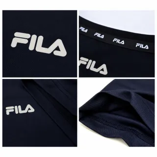 【Porabella】FILA男涼感圓領短袖上衣 男女款 涼感衣 打底衣 內搭衣 素T