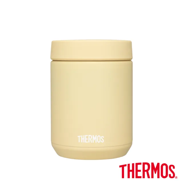 【THERMOS 膳魔師】不鏽鋼陶瓷塗層真空食物罐500ml(JED-500-FOY)