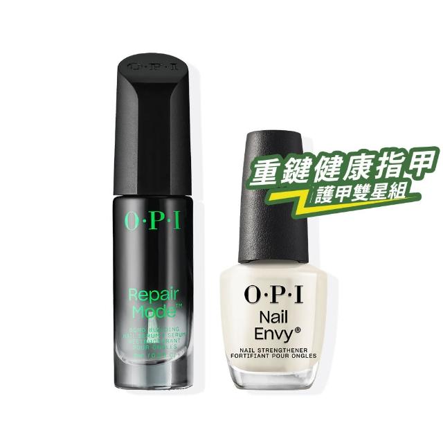 【O.P.I】受損甲雙星養護組-超奇蹟甲面建構精萃9mL+亮麗增強護甲油15mL-NT200+NTT80(精華/硬甲/官方直營)
