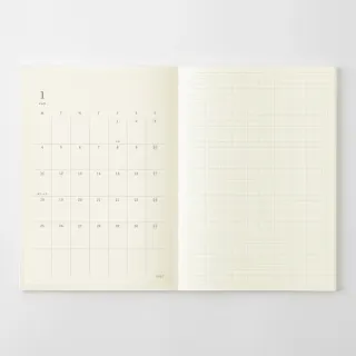 【MIDORI】《2027 年 MD Calendar 月曆貼紙》L size