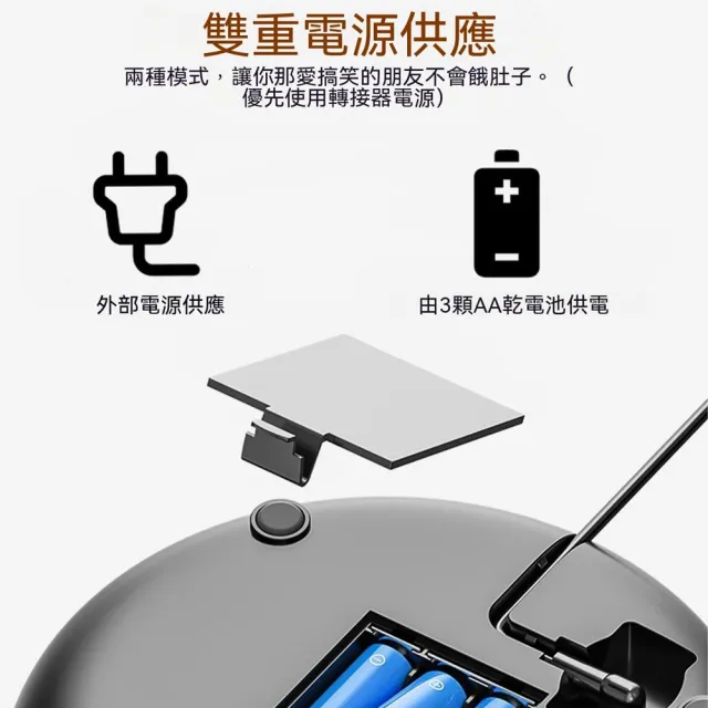 【Quality 聚家】寵物自動餵食器 4L塗鴉智能APP 帶錄音功能 貓狗定時餵食器 wifi遠程投食（定時定量）
