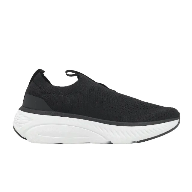 【adidas 愛迪達】休閒鞋 Cloudfoam Go Sock 女鞋 黑 懶人鞋 無鞋帶 緩震 運動鞋 ID4040
