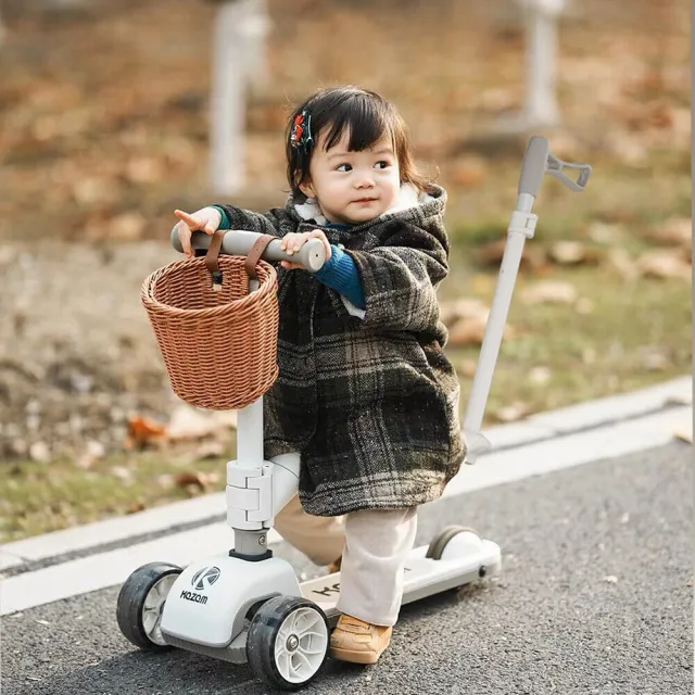 【Kazam】三合一旗艦款滑步車(最美滑步車 學步車 平衡車 1-14歲多功能滑板車)