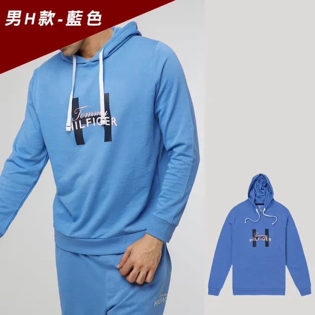 【TOMMY HILFIGER】TOMMY 爆款刺繡文字圖案連帽T恤 上衣-多色選(可搭情侶款/平輸品)