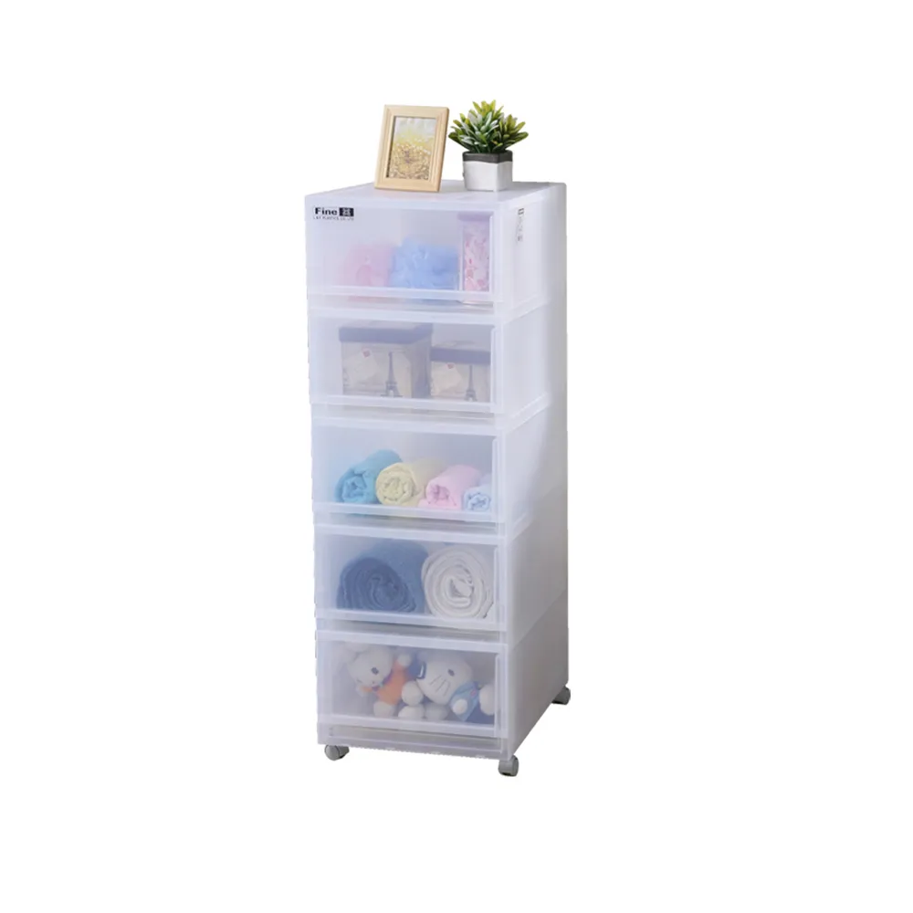 【真心良品】面寬34cm卡爾登5抽附輪收納櫃105L-1入(MIT台灣製 整理 置物櫃)