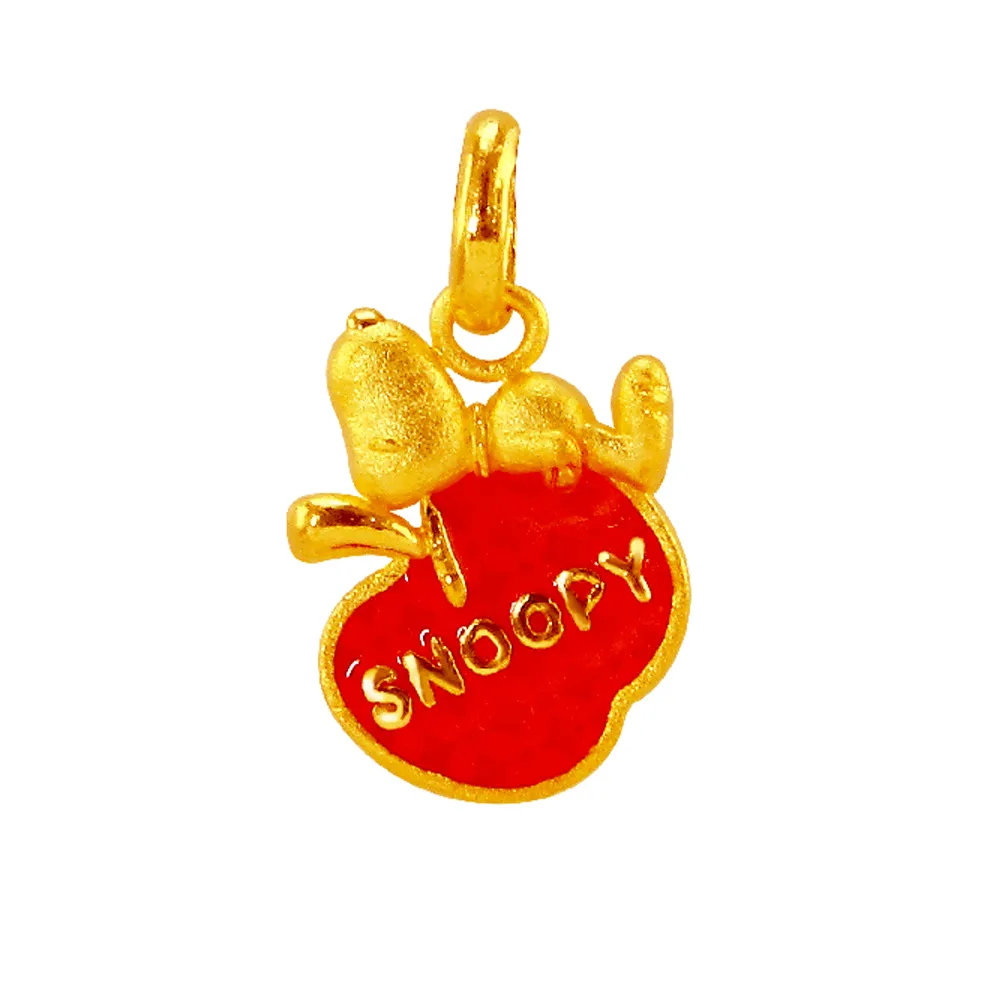【2sweet 甜蜜約定】SNOOPY baby系列純金金墜-約重0.77錢(SNOOPY 寶寶 嬰兒 彌月禮)