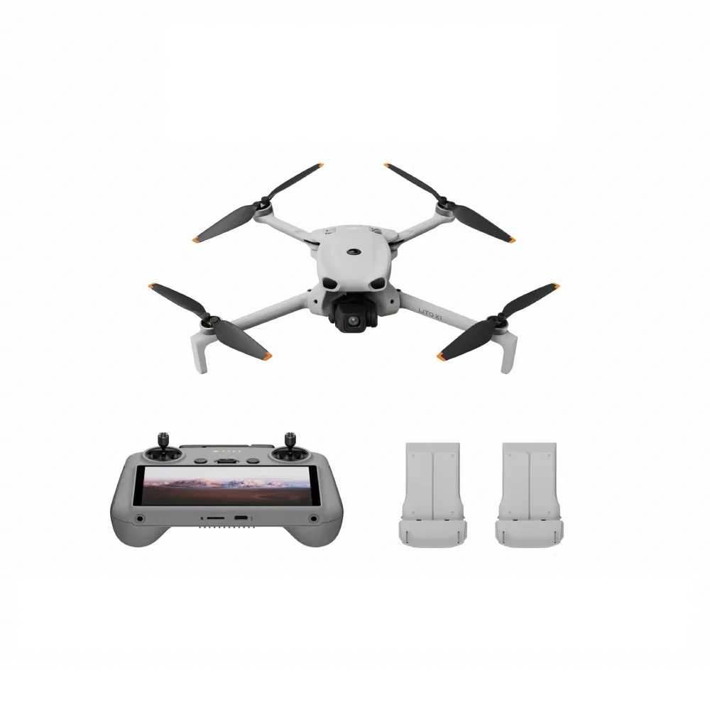 【DJI】LITO X1長續航帶屏組暢飛套裝(DJI RC 2) 空拍機/無人機 ｜自帶內存(聯強國際貨)