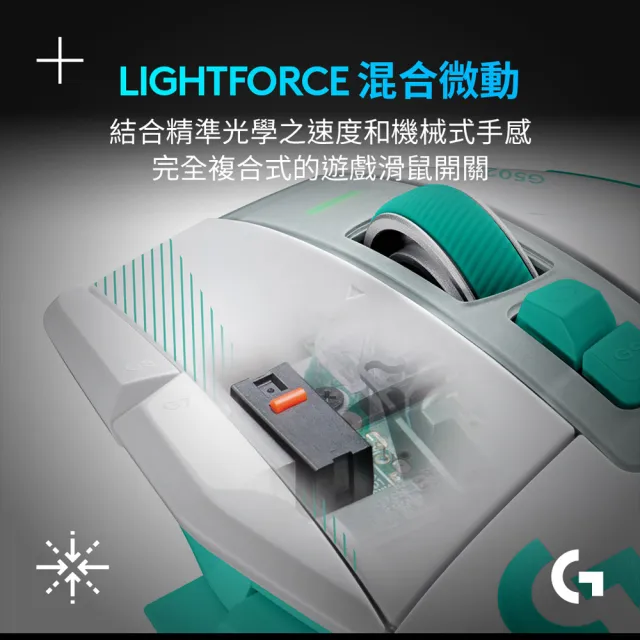 【Logitech G】G502 X PLUS LIGHTSPEED 炫光高效能無線電競滑鼠
