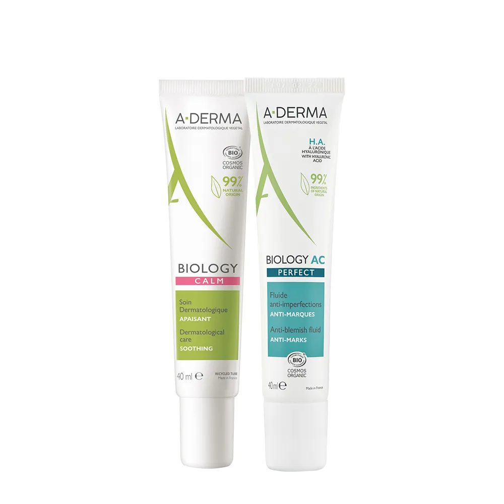 【A-DERMA 艾芙美】官方直營 新葉養膚精華乳40ml_2入(舒敏/控油煥膚 任選)