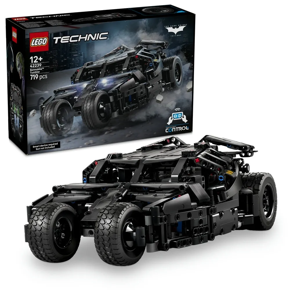 【LEGO 樂高】科技系列 42239 Batmobile Tumbler(蝙蝠俠 汽車模型 玩具車 蝙蝠車 玩具積木 禮物 周邊 收藏)