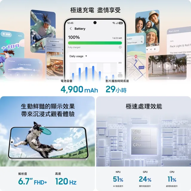 【Samsung 三星】Galaxy S26 FE 6.7吋(8G/256G/Exynos 2500/5000萬鏡頭畫素/AI手機)