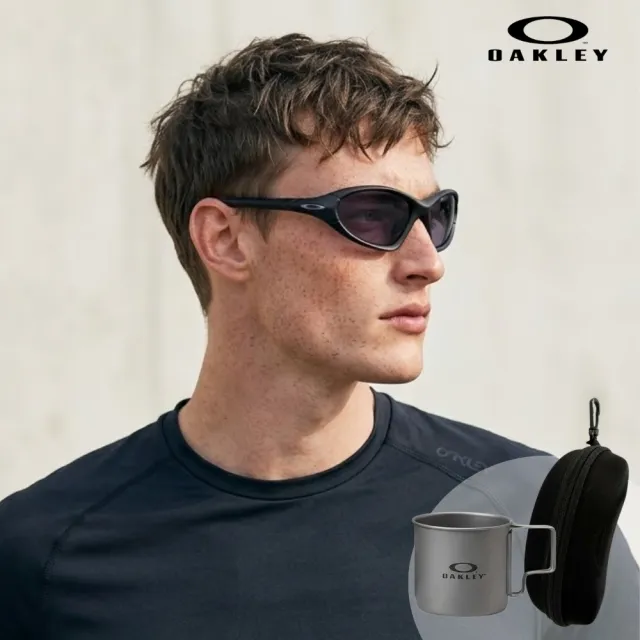 【Oakley】Portal Jacket 運動抗UV太陽眼鏡(OO9536-01 Prizm Grey 鏡片)