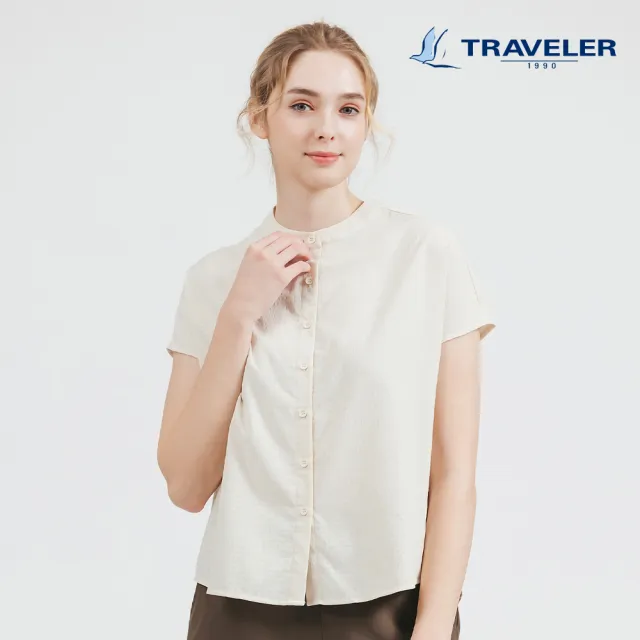 【TRAVELER 旅行者】女款吸排抗UV襯衫｜251TR708.10(吸排/抗UV)