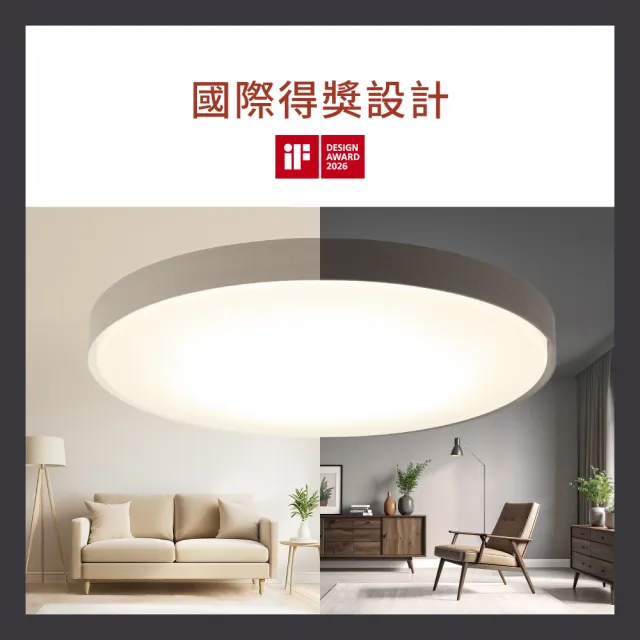 【IRIS】LED圓盤吸頂燈CEA14DL-7.0WF (美型設計款/雙色可選/獲國際設計獎/看家/定時/節電/吸頂燈)