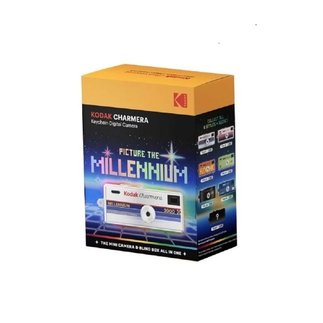 【Kodak 柯達】Charmera Millennium Edition 千禧版盲盒相機(隨機出貨) 贈32G記憶卡