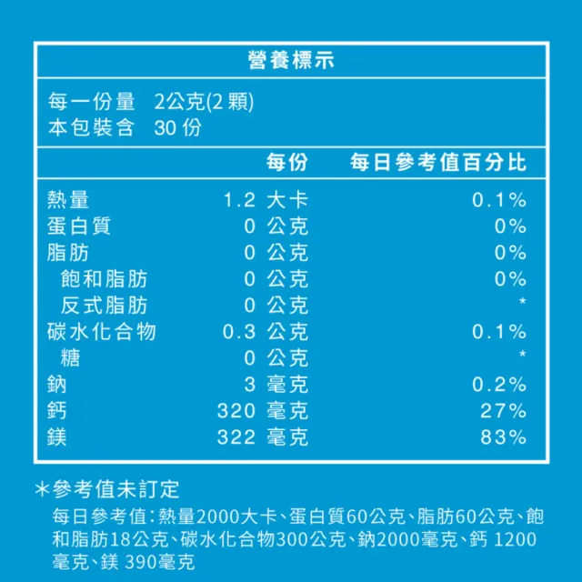 【橙姑娘】鈣鎂力 三入組(60粒/包)