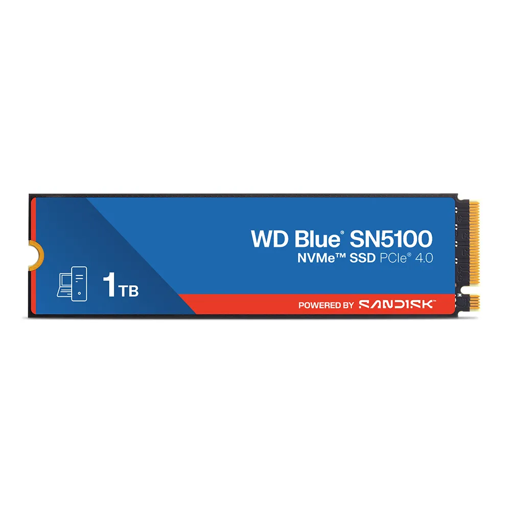 【WD 威騰】WD Blue藍標 SN5100 NVMe SSD 1TB(WDS100T5B0E)