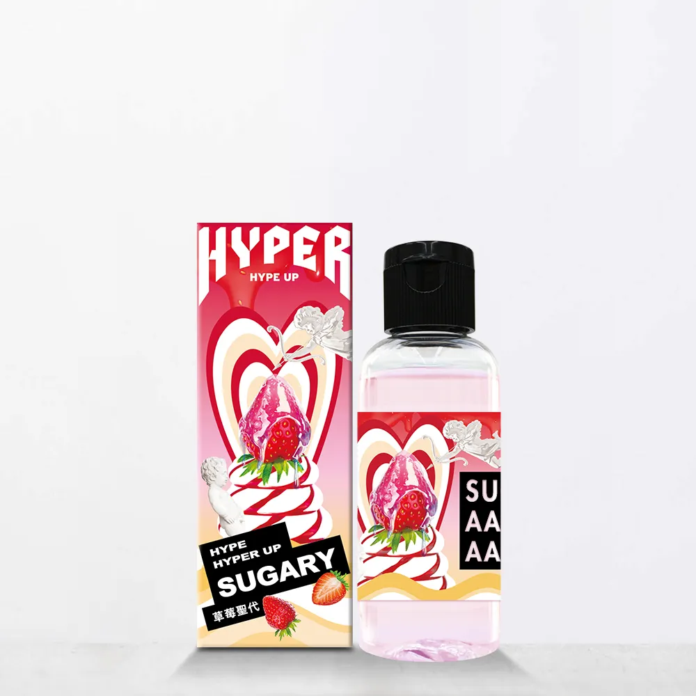 【HYPER HYPE UP】草莓聖代潤滑液1入(50ml 可口交 易清洗)