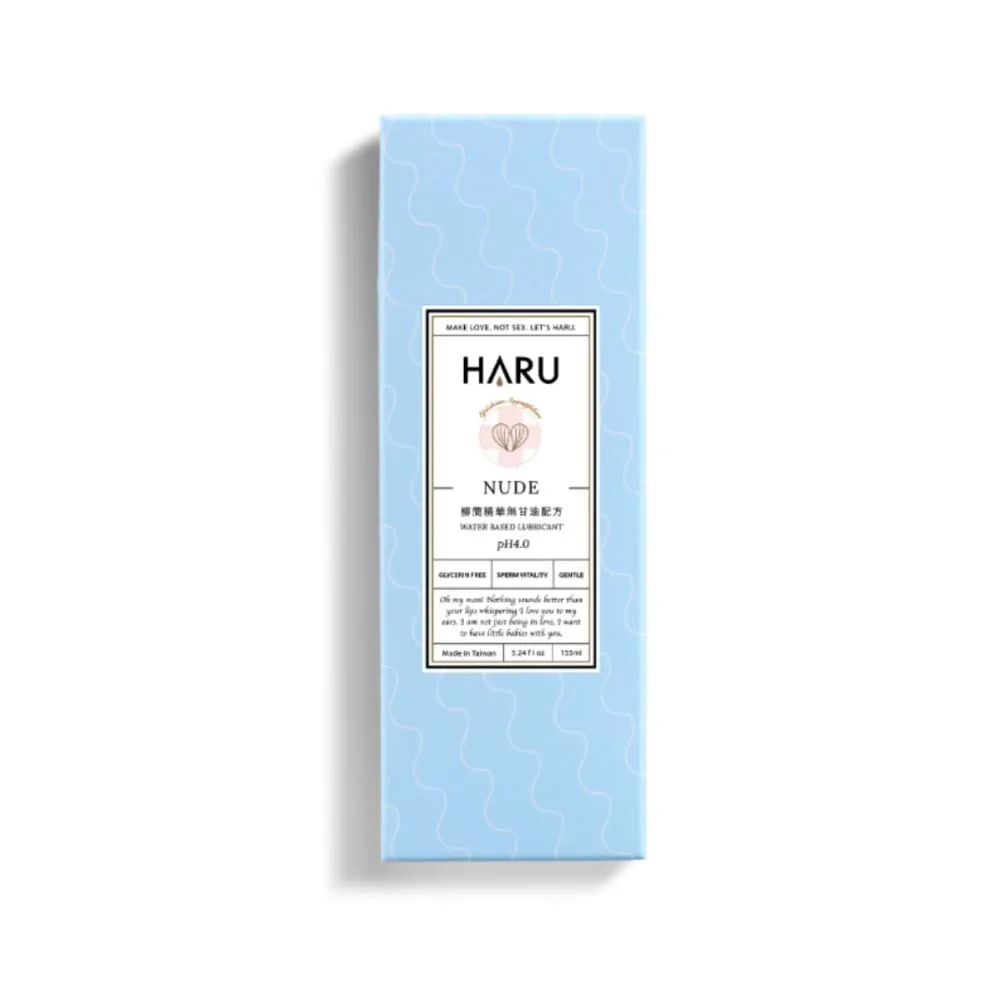 【HARU 含春】NUDE柳蘭精華純愛水溶性潤滑液 1入(155ml 無甘油 女性情趣 女生潤滑)