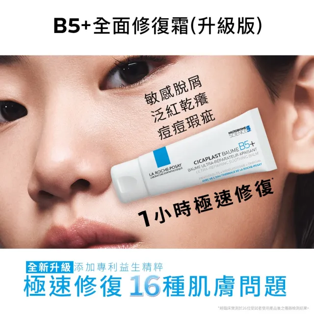 【理膚寶水】獨家上市★全面修復超值組 升級版 B5全面修復保濕面膜 5片入+B5+全面修復霜 40ml_A