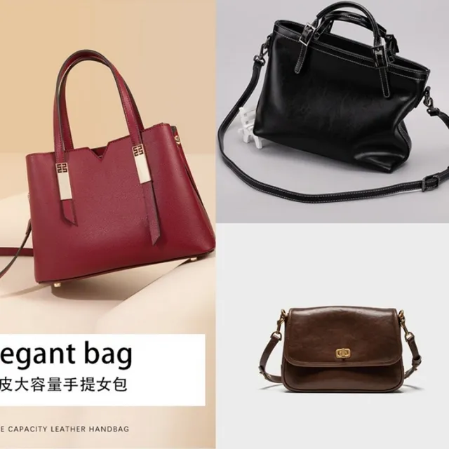 【米蘭精品】現貨+預購真牛皮側背包真皮包包單肩斜背包手提包小方包時尚百搭復古女包包3款ma1ml14 B