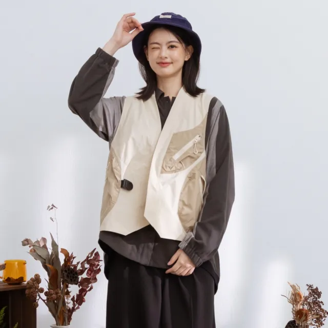 【MOSS CLUB】戶外露營多功能機能背心 綠 卡(魅力商品)