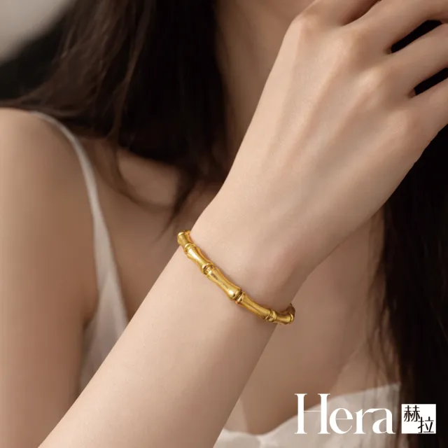 【HERA 赫拉】古法越南沙金節高升竹節手環 H115092101(古法 沙金 節高升 竹節 手環)