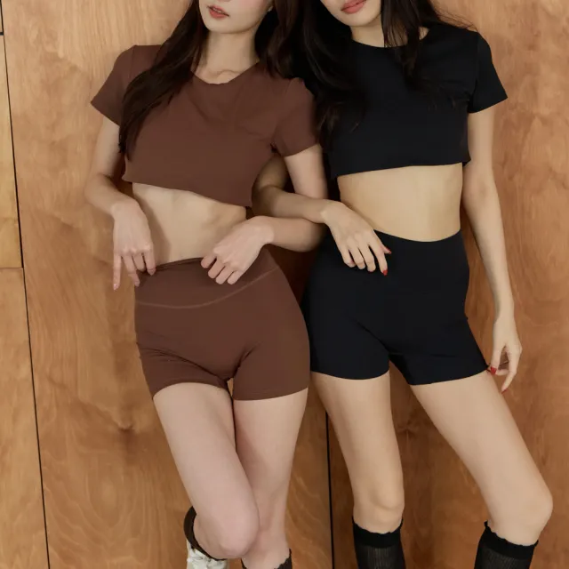 【SeasonsBikini 】3色磨毛皮拉提斯瑜珈運動3分褲短褲-B7101