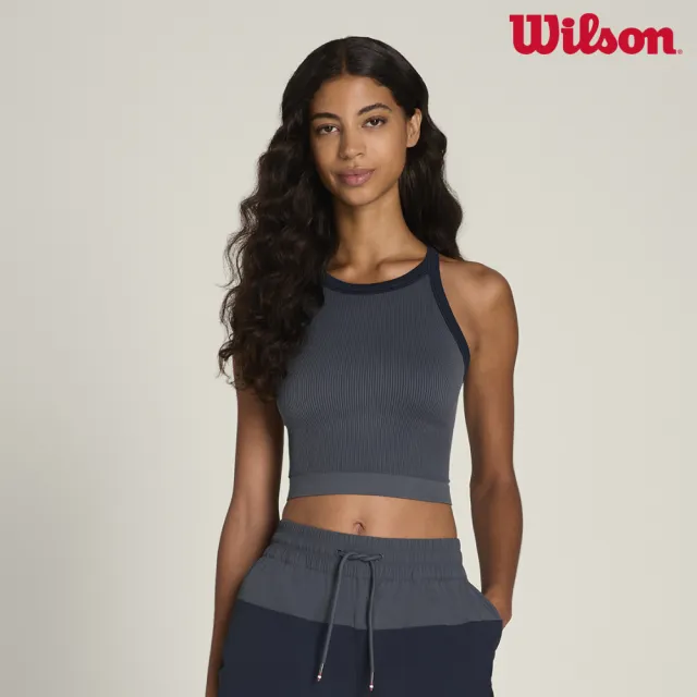 【WILSON】On The Daily Brami Dusk Blue 女款 服飾 運動背心 暮藍色 WW00284U005001