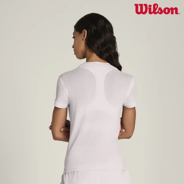 【WILSON】Pro Seamless Tee Lilac Ash 女款 服飾 短袖T恤 薰衣草紫 WW00593L013001