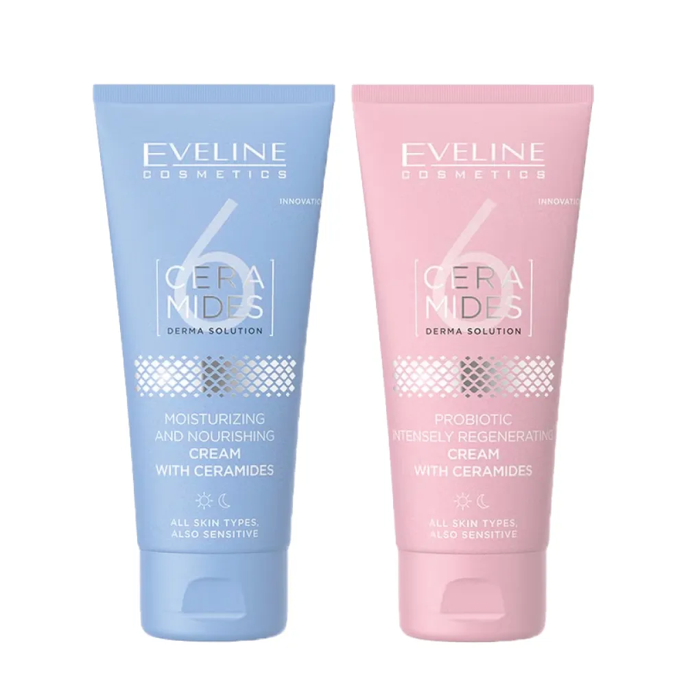 【Eveline Cosmetics】6種神經醯胺 深層滋養/Omega強效再生 面霜 50ml(波蘭原裝)